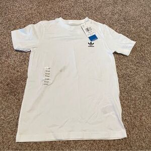 Kids Adidas White T-Shirt - Small(small stain on shirt)